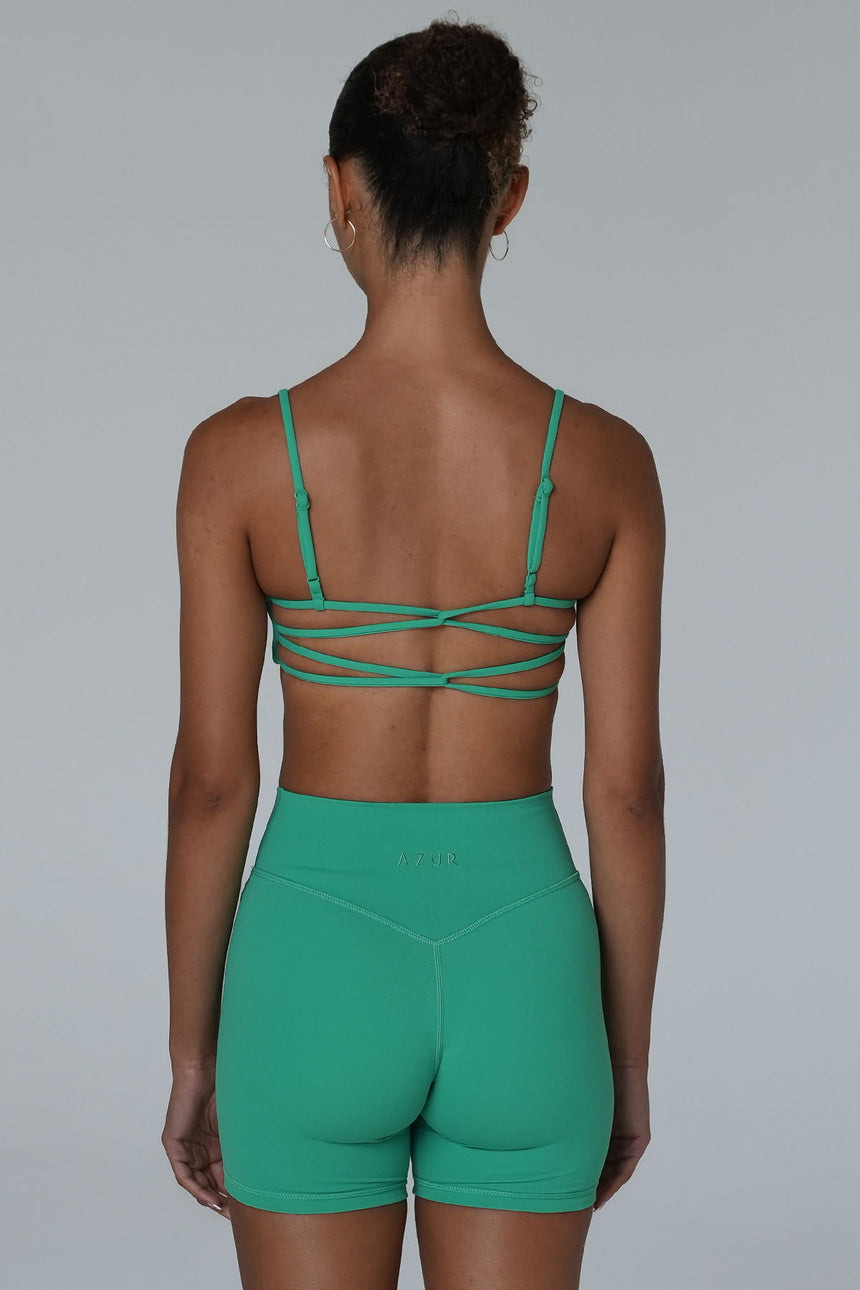 CLASSIC FIT CROSS WAIST SHORTS - PALM